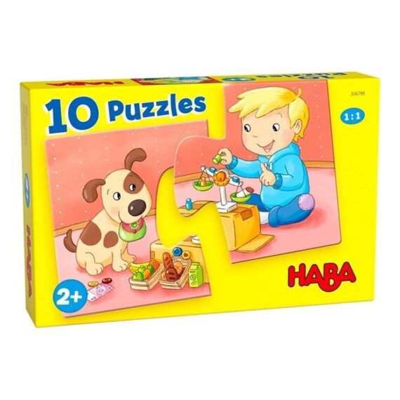 Haba 10 Puzzels - Mijn Speelgoed