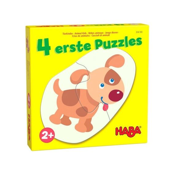 Haba 4 Eerste Puzzels - Jonge Dieren