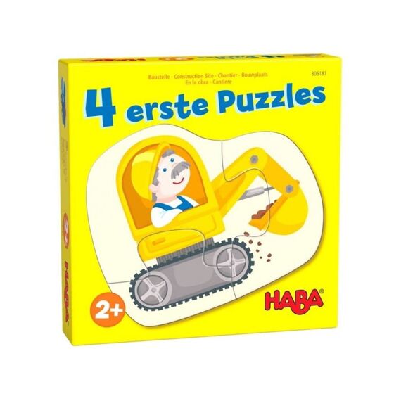 Haba 4 Eerste Puzzels - Bouwplaats