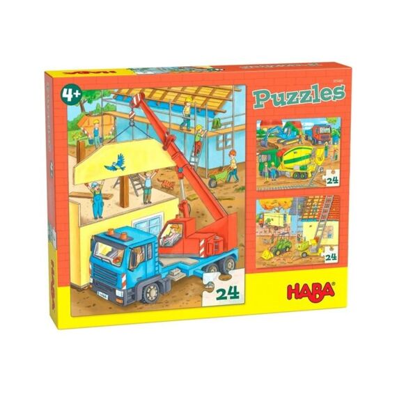 Haba Puzzels - Op De Bouwplaats
