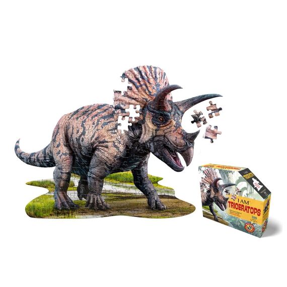 I Am Puzzel Triceratops Posterformaat Jr. 100St. 29.21X24.13X7.62Cm