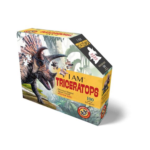 I Am Puzzel Triceratops Posterformaat Jr. 100St. 29.21X24.13X7.62Cm