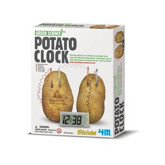 4M Kidzlabs Green Science Maak Je Digitale Potato Clock