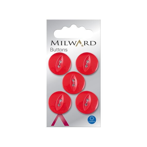 Milward Carded Knoop A Maat - 19Mm Pack 5