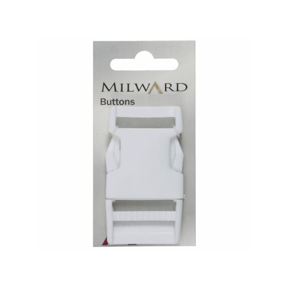 Milward Carded Knoop A 25Mm Pack 1 White