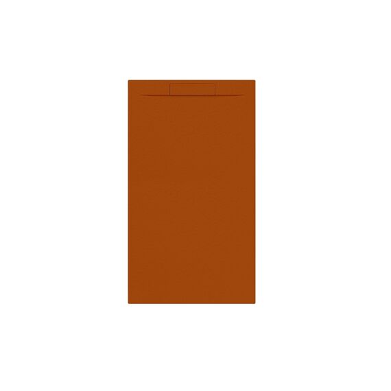 Allibert Luna Rechthoek + Sifon  Satijn Koper Oranje-140 X 80 X 2,7 Cm