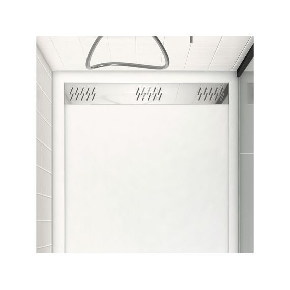 Aurlane Pure 2 Douchebak Met Rooster Chroom 90X120Cm Excl Afvoer