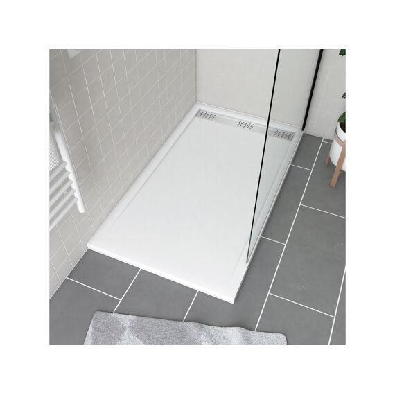 Aurlane Pure 2 Douchebak Met Rooster Chroom 80X140Cm Excl Afvoer