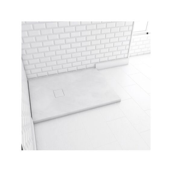Aurlane Stone 2 Douchebak Wit 70X90Cm Excl Afvoer