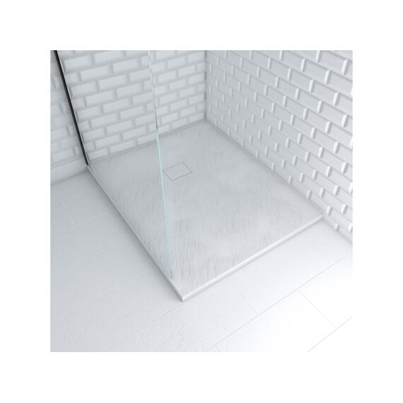 Aurlane Stone 2 Douchebak Wit 80X100Cm Excl Afvoer