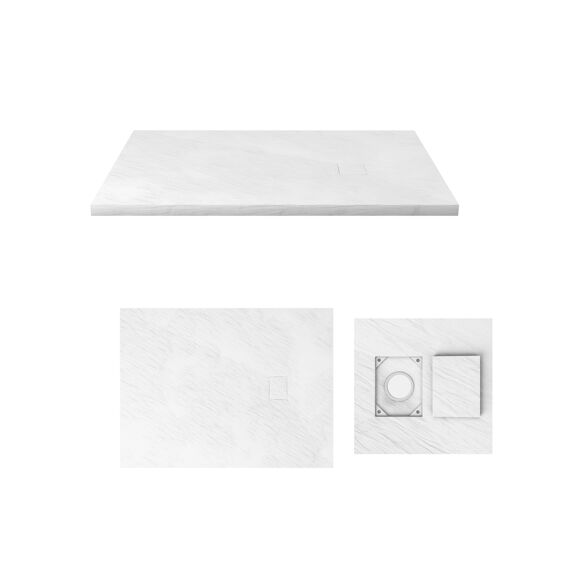 Aurlane Stone 2 Douchebak Wit 90X120Cm Excl Afvoer