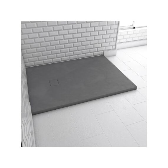 Aurlane Stone 2 Douchebak Grijs 90X120Cm Excl Afvoer