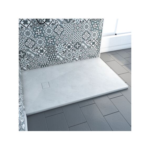 Aurlane Stone 2 Douchebak Wit 90X140Cm Excl Afvoer