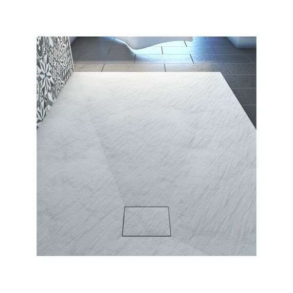 Aurlane Stone 2 Douchebak Wit 90X140Cm Excl Afvoer