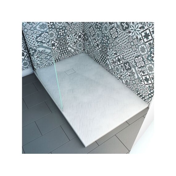 Aurlane Stone 2 Douchebak Wit 90X140Cm Excl Afvoer