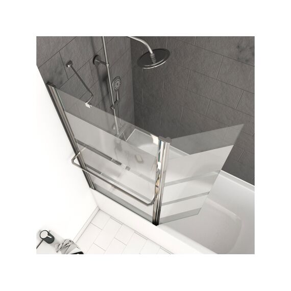 Aurlane Ibiza Badwand Chroom Mat 130X105Cm