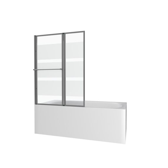 Aurlane Badwand Opklapbaar Chroom Mat 130X105Cm