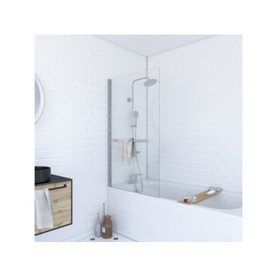 Aurlane Prime Badwand Chroom 150X85Cm