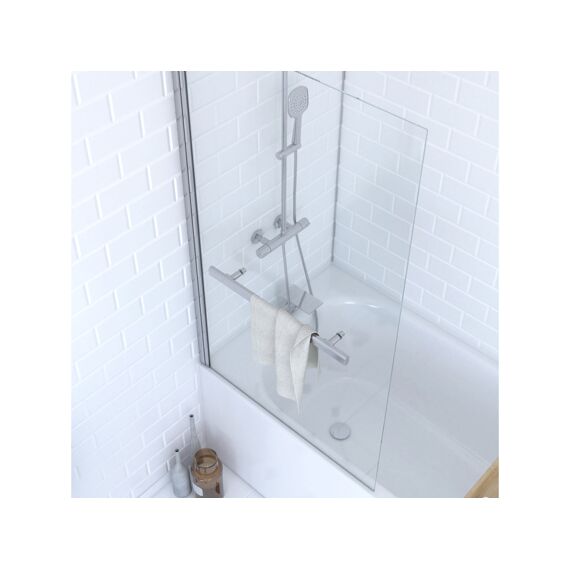 Aurlane Prime Badwand Chroom 150X85Cm