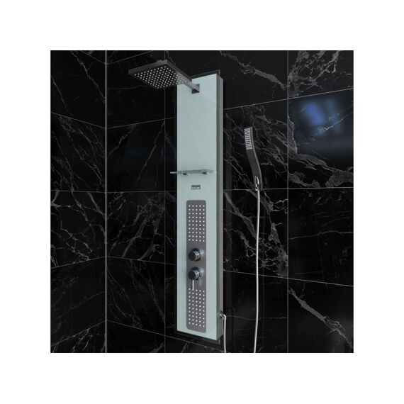 Aurlane Crystal Douchekolom Hydro Wit 22X125Cm