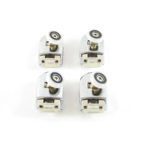 Aurlane Wielen Voor Douchecabine Metaal/Chroom Dia 23Mm 4 Stuks