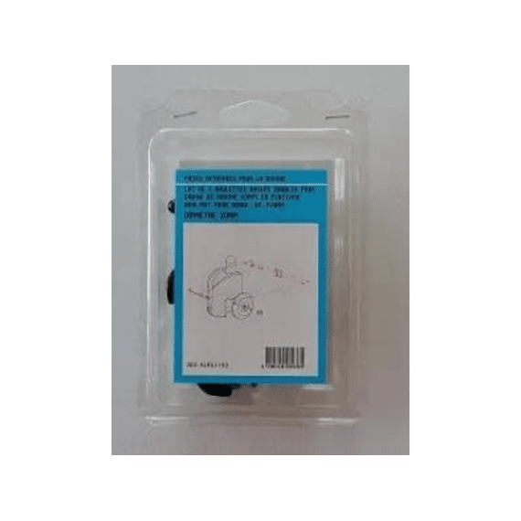 Aurlane Wielen Set 4 Stuks Dubbel Corps Plastiek Zwart Mat Dia 20mm