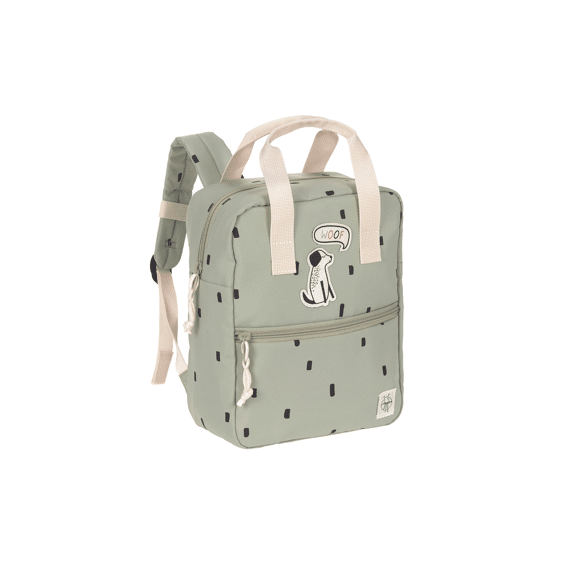 Lassig Mini Square Rugzakje Happy Prints Light Olive