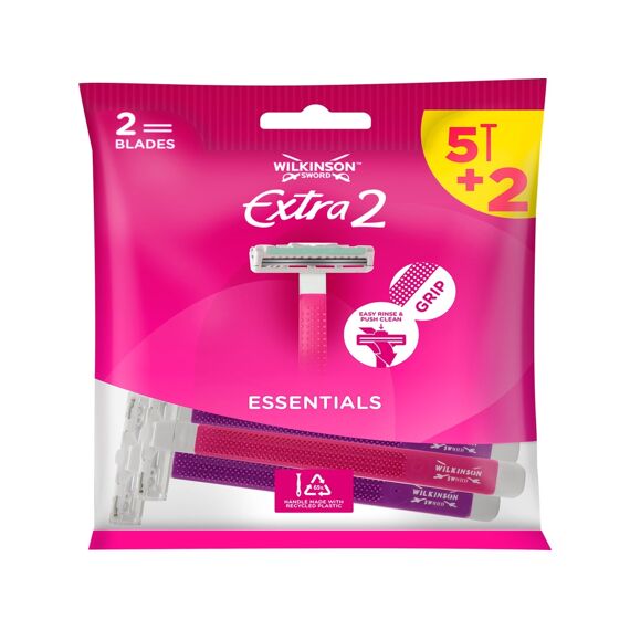 Wilkinson Sword Extra 2 Beauty Wegwerp Scheermesjes 5+2