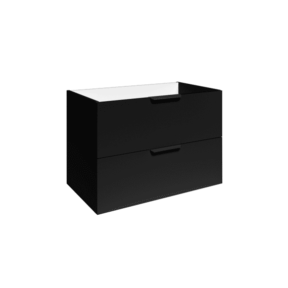 Allibert Play Onderkast 80 Cm Met Sifon Mat Zwart