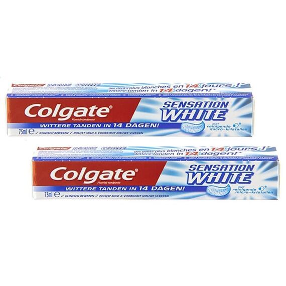 Colgate Tandpasta Sensation White Duo Pack 75Ml