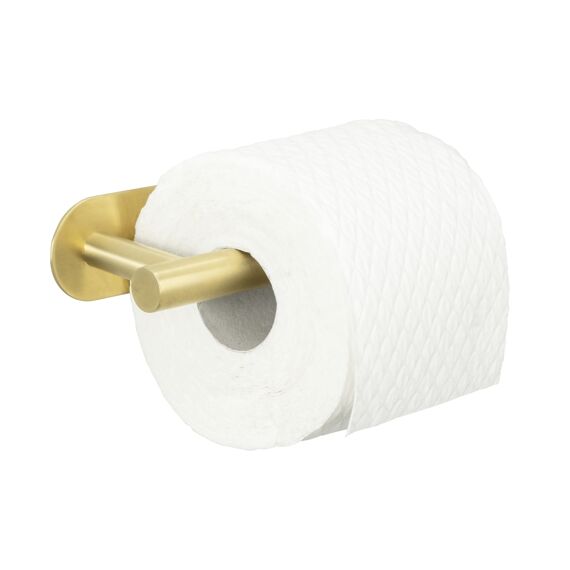Wenko Turbo-Loc Orea Gold Matt Toiletrolhouder