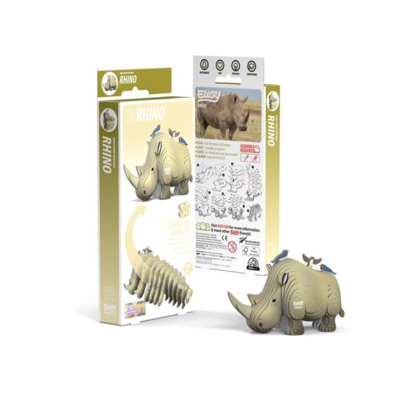 Eugy 3D Puzzel Neushoorn 8.6X4.3X5.8Cm