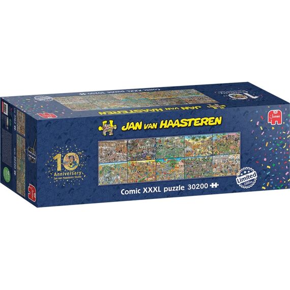 Jumbo Puzzel 30200 Stuks Jan Van Haasteren 10 Jaar Jvh Studio Surprise Item