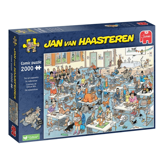 Jumbo Puzzel 2000 Stuks Jan Van Haasteren Kattenshow