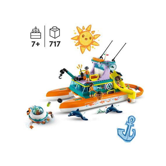 LEGO Friends 41734 Reddingsboot Op Zee