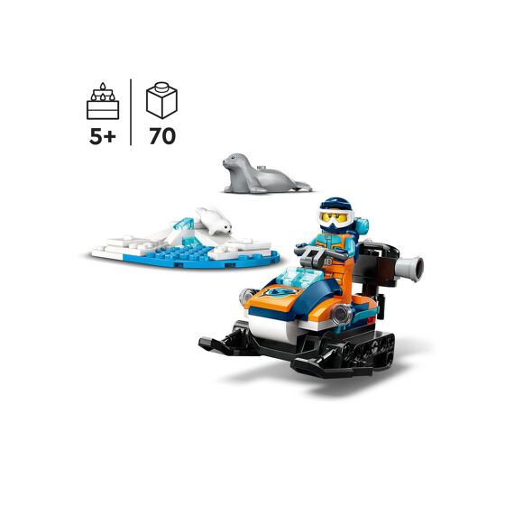 LEGO City 60376 Sneeuwscooter Voor Poolonderzoek