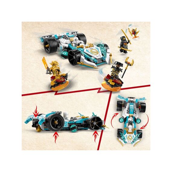 Lego Ninjago 71791 Zanes Drakenkracht Spinjitzu Racewagen