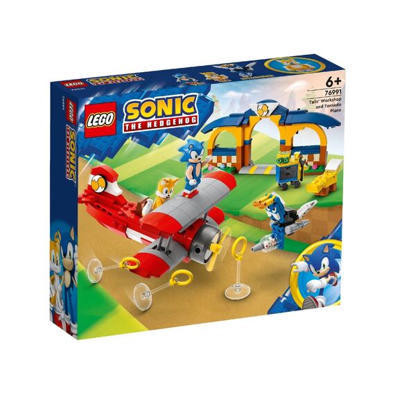 LEGO Sonic 76991 Tails' Werkplaats En Tornado Vliegtuig
