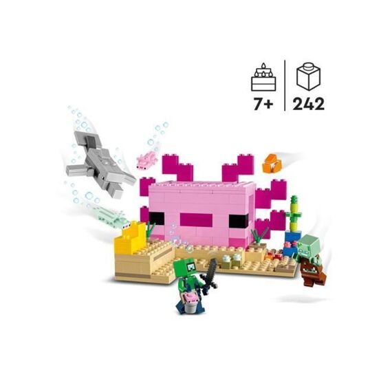 LEGO Minecraft 21247 Het Axolotlhuis