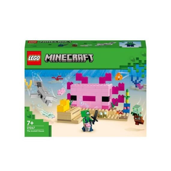 LEGO Minecraft 21247 Het Axolotlhuis