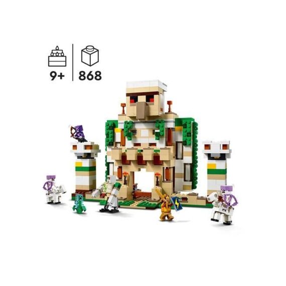 LEGO Minecraft 21250 Het Ijzergolemfort