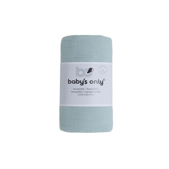 Babys Only Fresh Eco Hydrofiel Doek 120X120Cm Misty Blue