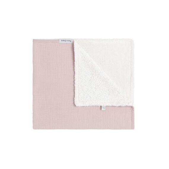 Babys Only Fresh Eco Wiegdeken Teddy 75X100Cm Oud Roze