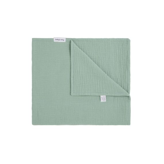 Babys Only Fresh Eco Ledikantdeken Teddy 100X140Cm Stone Green