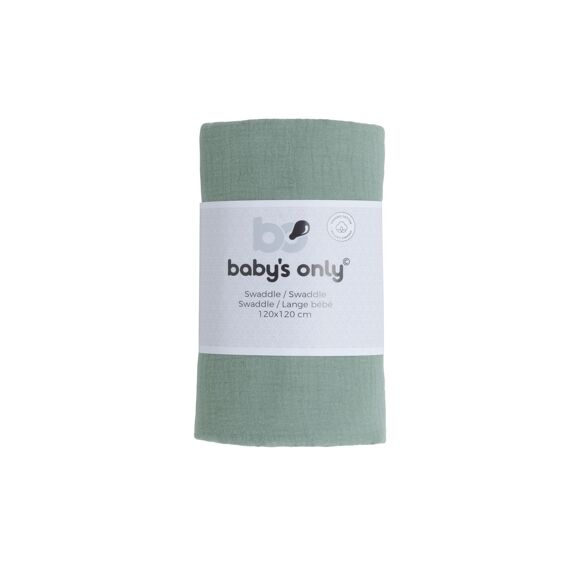 Babys Only Fresh Eco Hydrofiele Doek 120X120Cm Stone Green