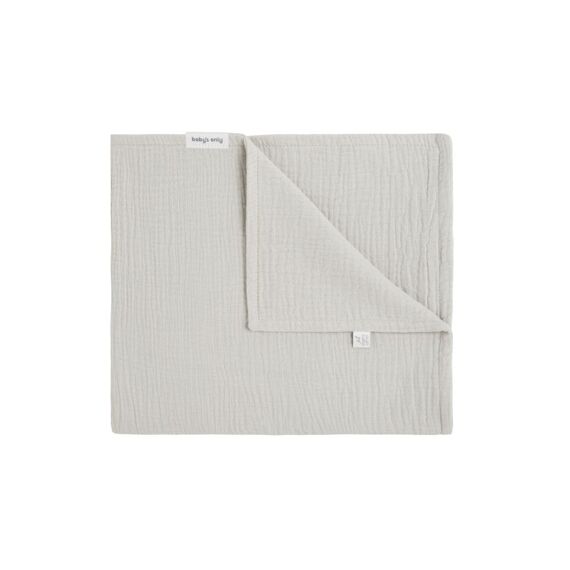 Babys Only Fresh Eco Wiegdeken Teddy 75X100Cm Urban Taupe