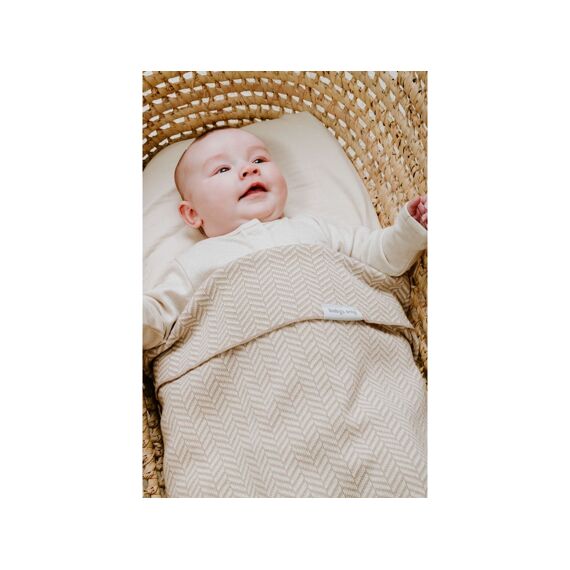 Babys Only Dawn Wiegdeken 75X95Cm Beige/Ecru