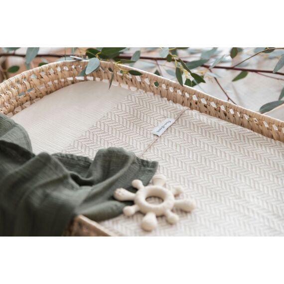 Babys Only Dawn Wiegdeken 75X95Cm Beige/Ecru