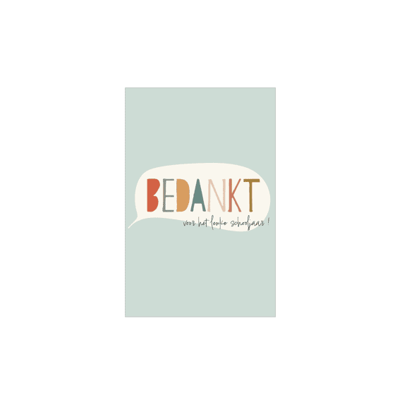 Notitieblok 100P 15X10Cm Bedankt Voor Het Leuke Schooljaar