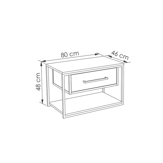 Allibert Ensemble Cobalto 80Cm